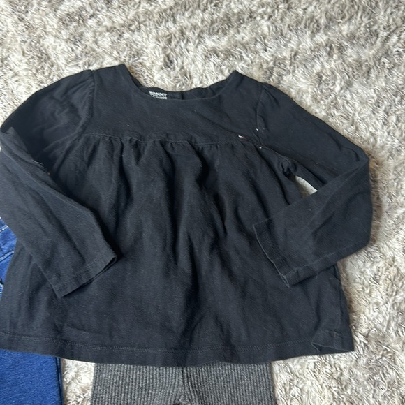 3T girls lot, jeans, leggings, shorts, Disney hoodie, and Tommy shirt - Picture 11 of 14